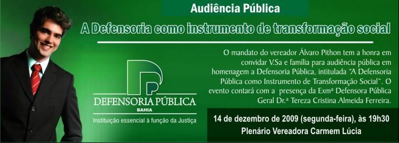 1210 Defensoria pública